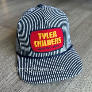 Tyler Childers Striped Mule Pull Cap Never Worn